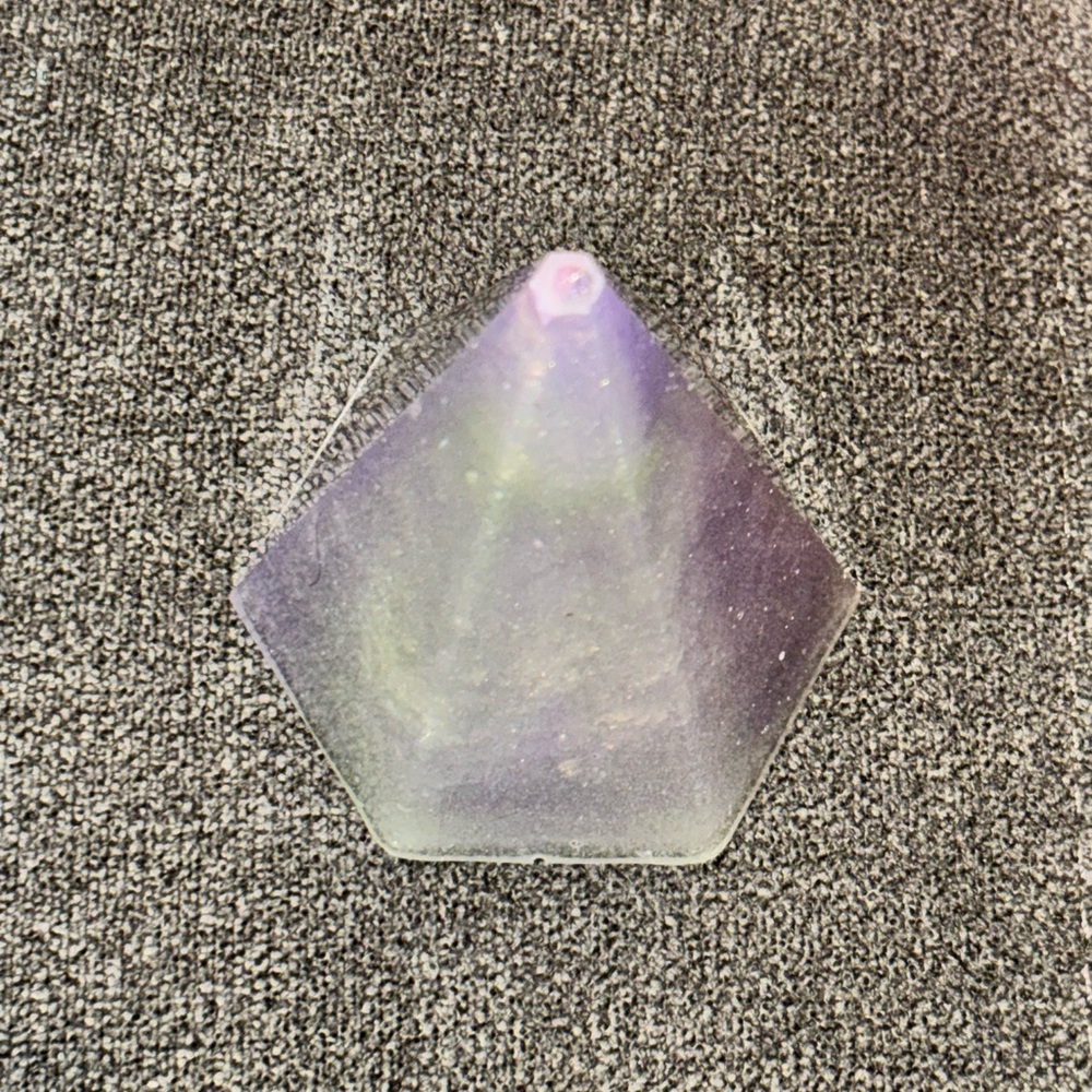Iridescent Pyramid Decor (handmade) - Picture 6 of 7